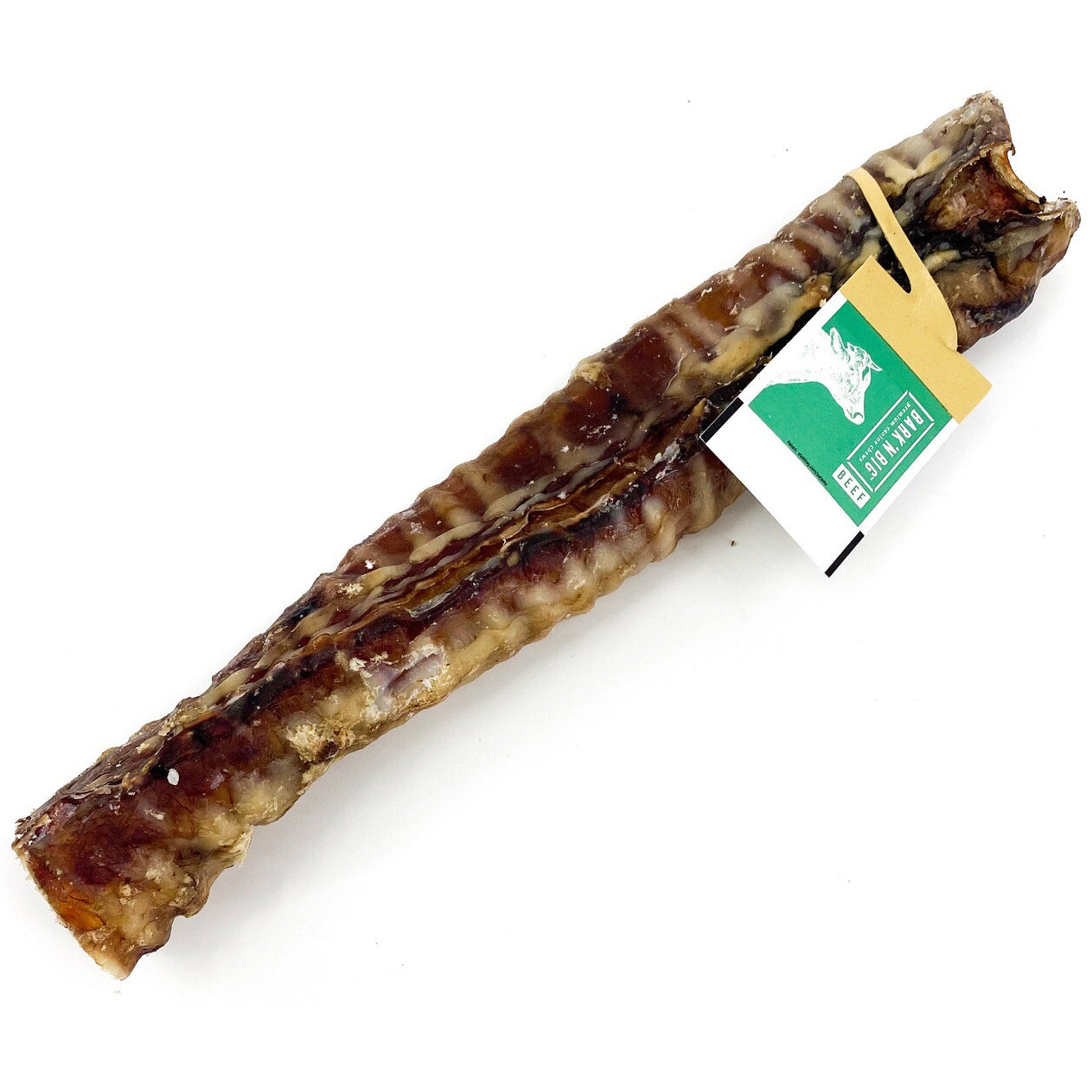 BarkNBig USA Beef Trachea Dog Treat, 10-12in