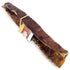 BarkNBig USA Medium Bison Trachea Canoe Dog Treat, 4-6in