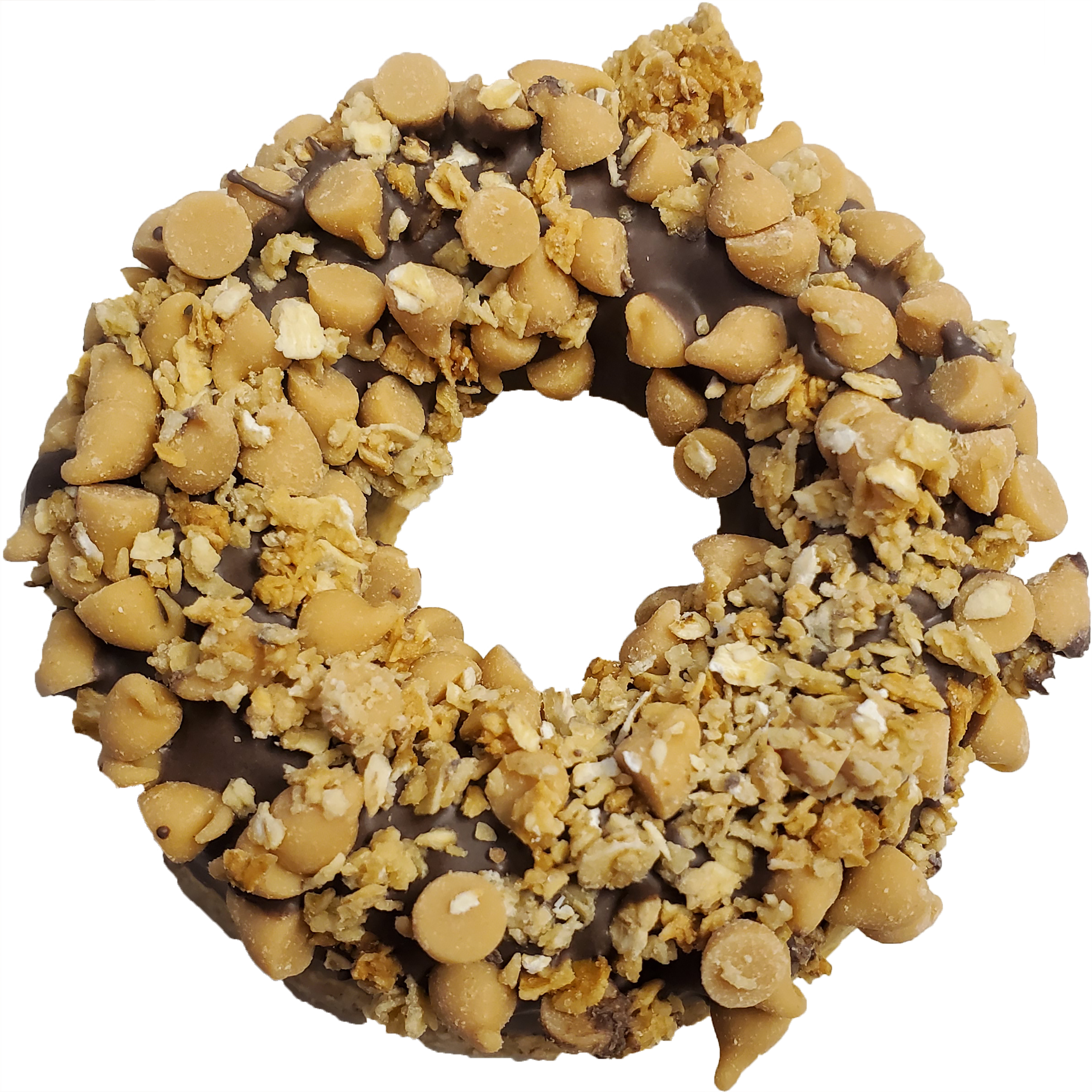 K9 Granola Factory Donut Shop Gourmet Donut For Dogs, Carob Peanut Butter Crunch