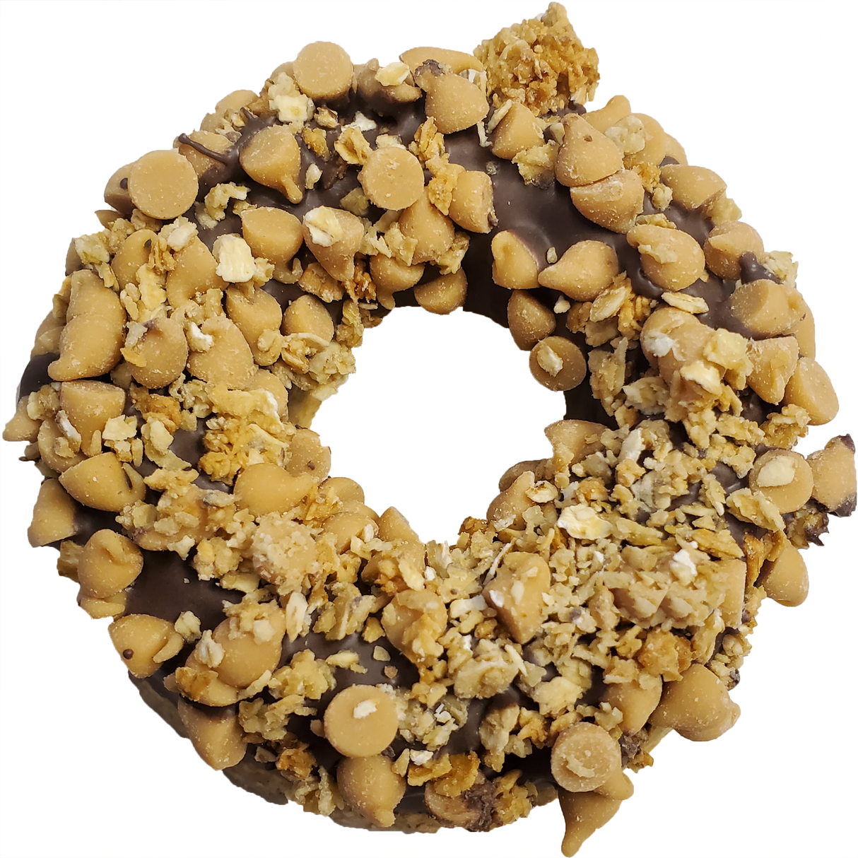K9 Granola Factory Donut Shop Gourmet Donut For Dogs, Carob Peanut Butter Crunch