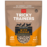 Cloud Star Crunchy Tricky Trainers Cheddar Dog Treats, 8oz – White