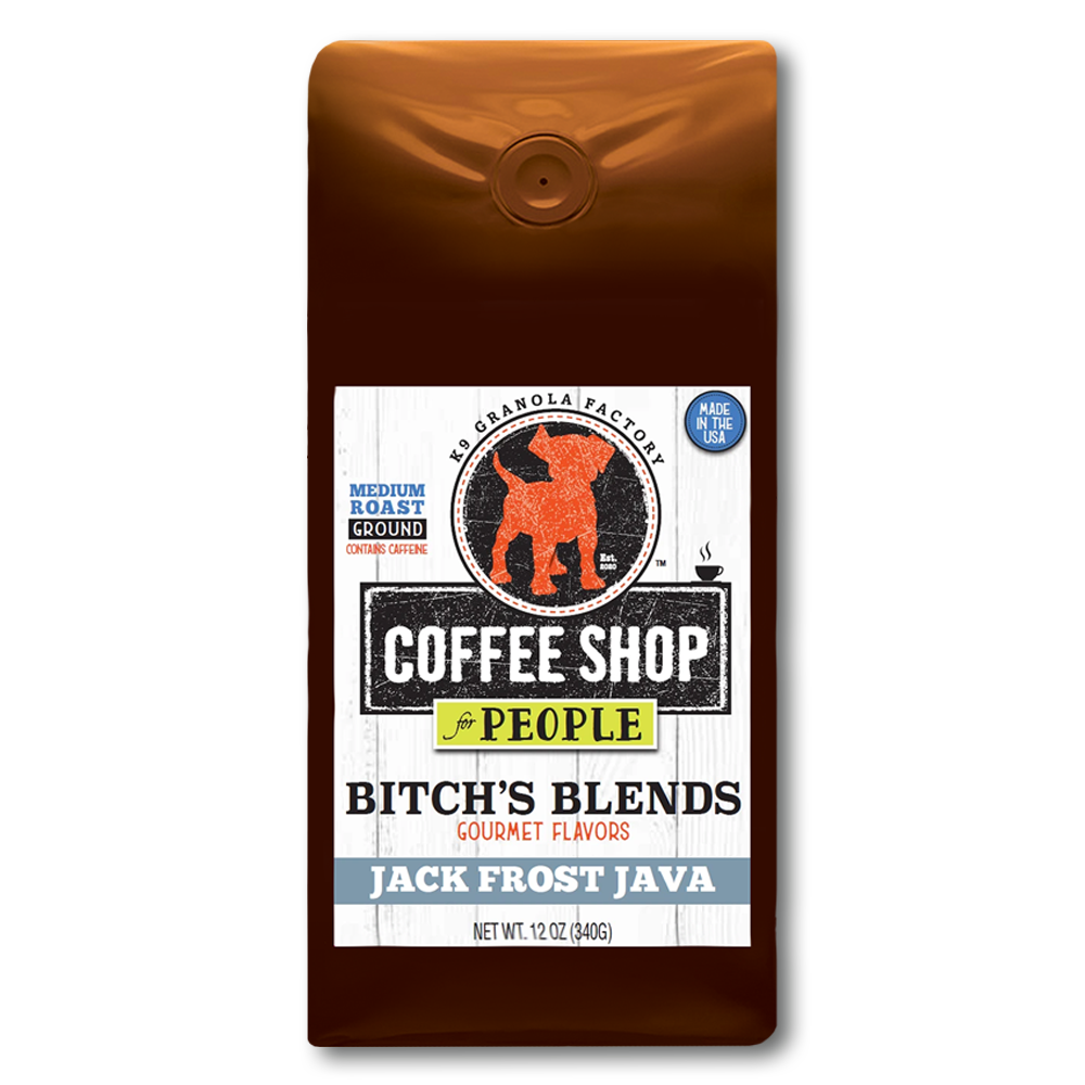K9 Granola Factory Donut Shop Bitch's Blend Coffee For People, Jack Frost Java