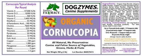 Nature's Farmacy Dogzymes Cornucopia Supplement For Dogs, 1lb