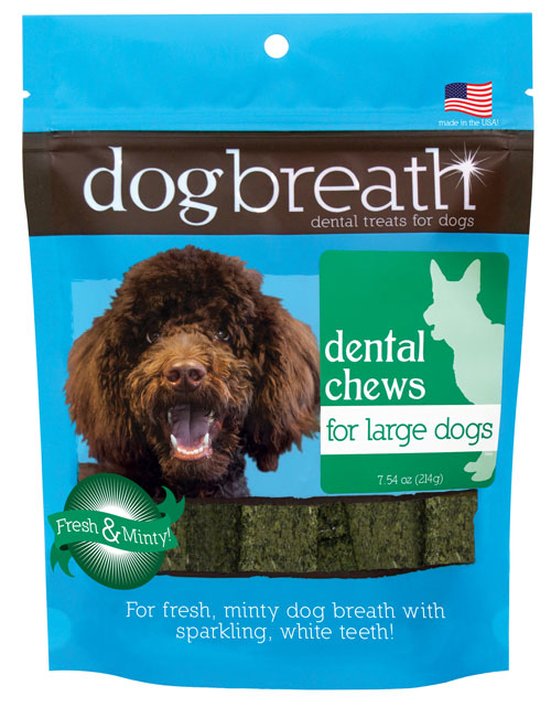 Herbsmith Dog Breath - Dental Chews for Dogs - Large
