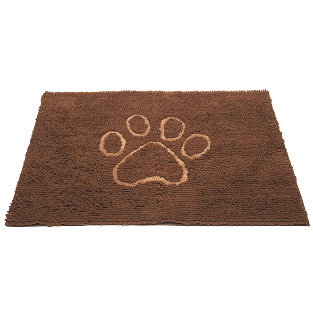 Dog Gone Smart Dirty Dog Doormat, Small Mocha Brown