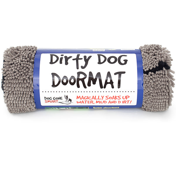 Dog Gone Smart Dirty Dog Doormat Mocha Brown Large