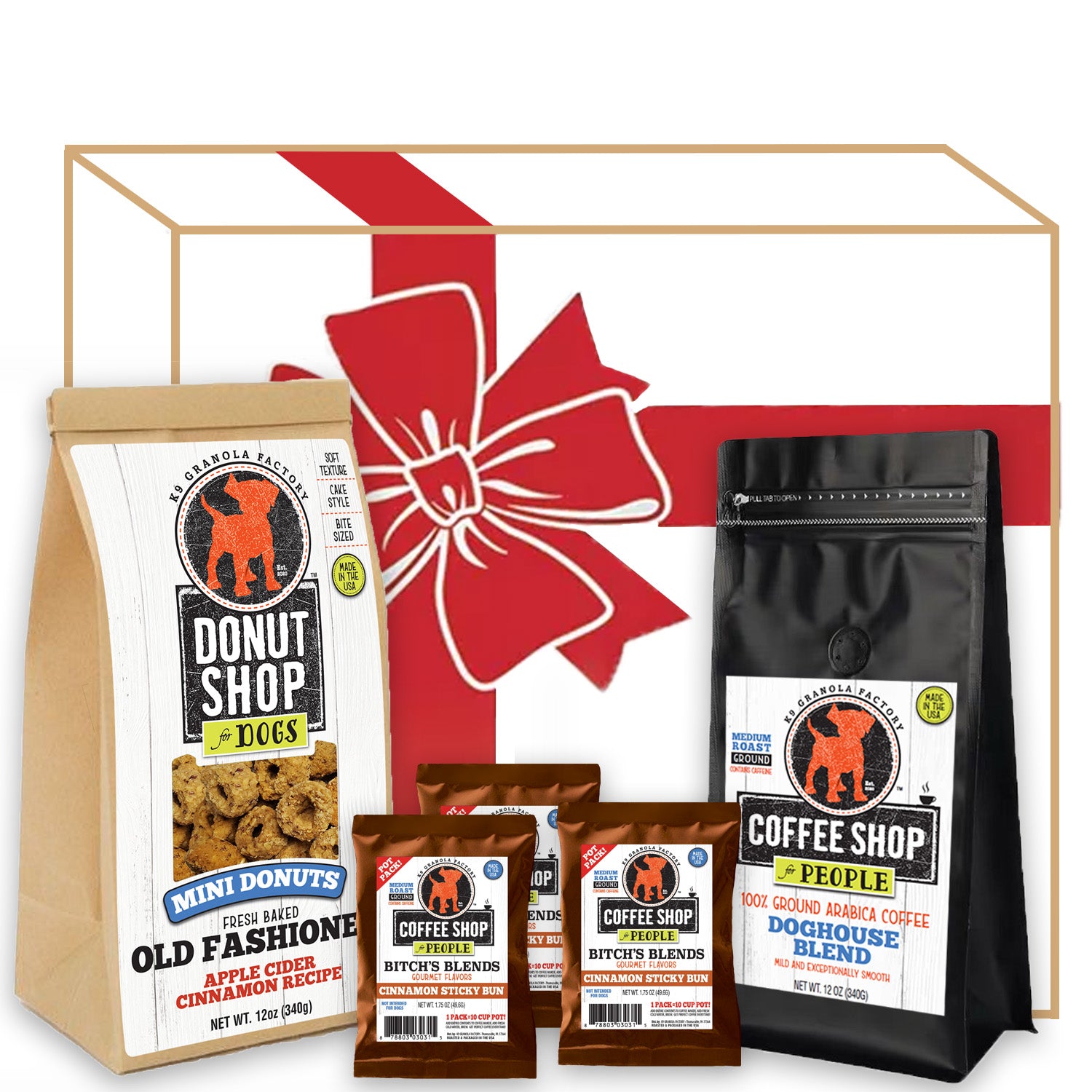 K9 Granola Factory Holiday Gift Set For Dogs and Their People