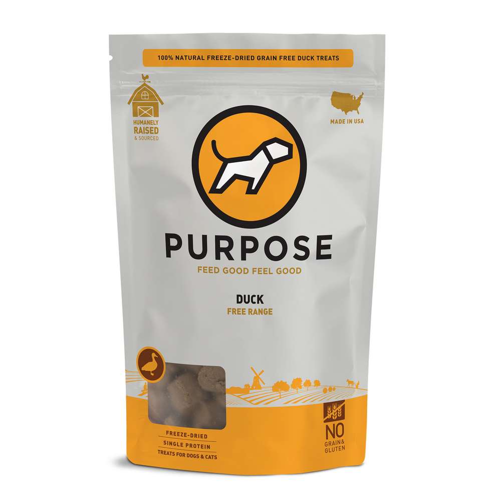 Purpose Freeze-Dried Duck Bites Dog Treats, 2.5oz