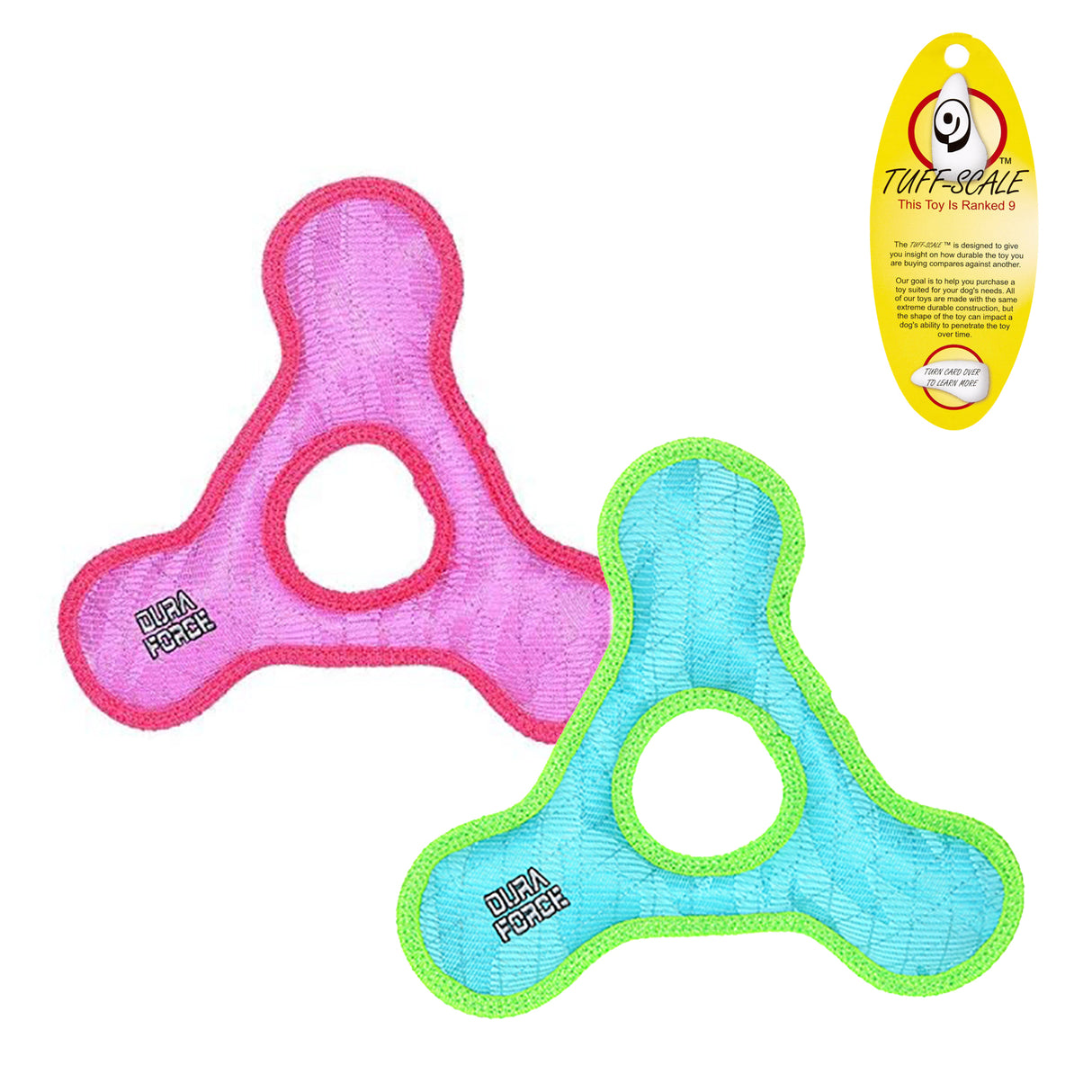 Tuffy Duraforce Trangle Ring Tough Dog Toy