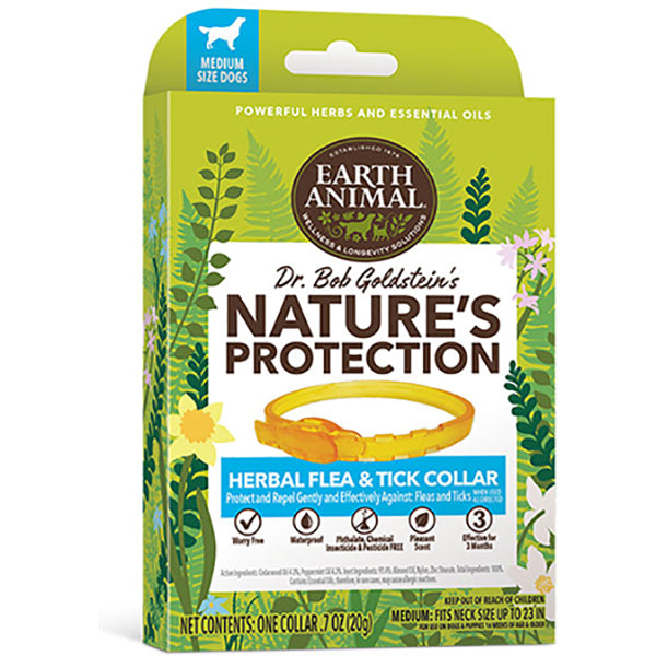 Earth Animal Nature's Protection All Natural Herbal Flea & Tick Collar for Dogs
