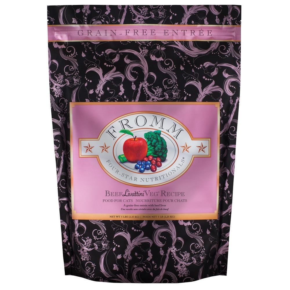 Fromm Four Star Grain Free Beef Livattini Veg Formula Dry Cat Food