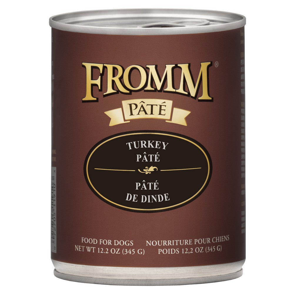 Fromm Gold Turkey Pate Canned Dog Food, 12/12.2oz