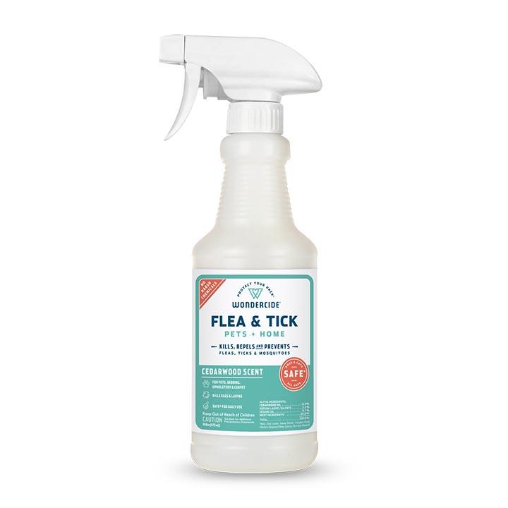 Wondercide Natural Cedarwood Flea Tick Spray For Dog Cats White Dog Bone