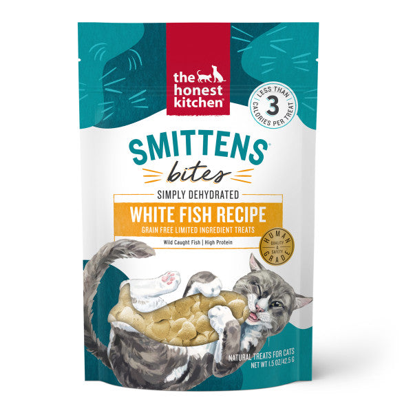 The Honest Kitchen Smittens Whitefish Crunchy Cat Treats, 1.5oz