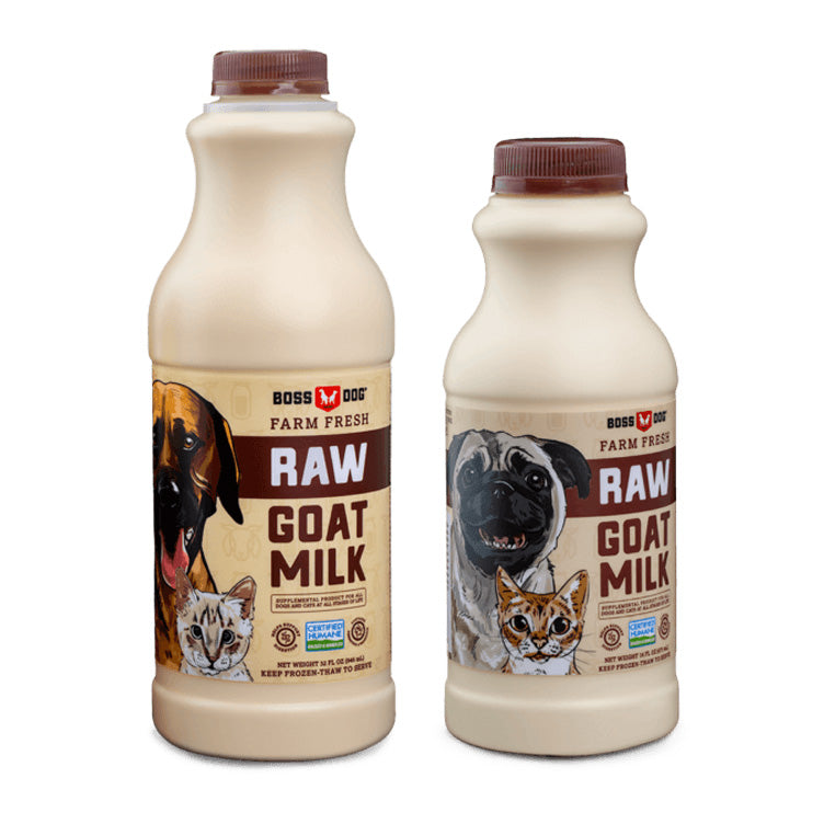 Boss Dog Raw Frozen Goats Milk For Dogs and Cats
