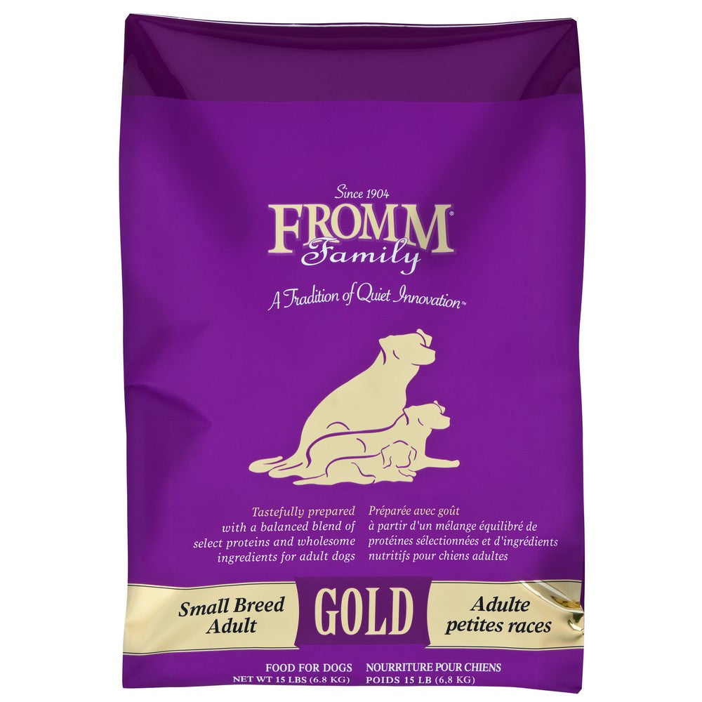 Fromm Gold Holistic Small Breed Adult Dry Dog Food, 15lb
