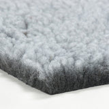 HuggleHounds HuggleFleece Mat Dog Bed, Grey