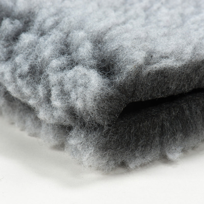 HuggleHounds HuggleFleece Mat Dog Bed, Grey