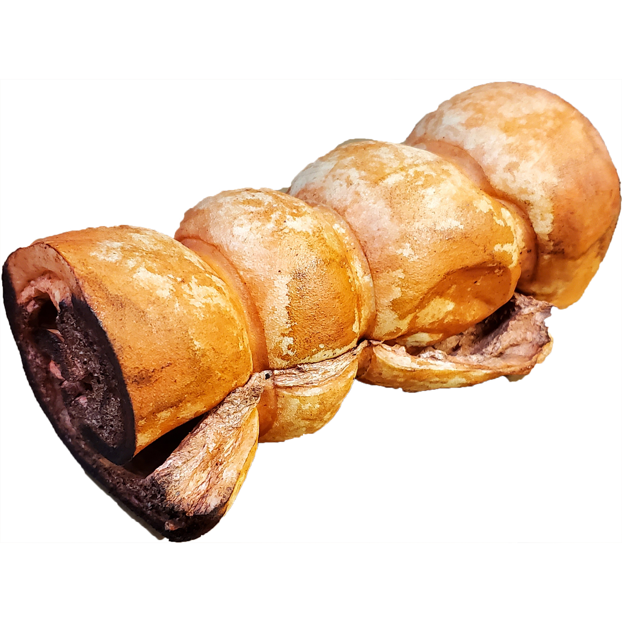 Premium Beef Flavored Beef Cheek Roll Chew For Dogs, 5-7"