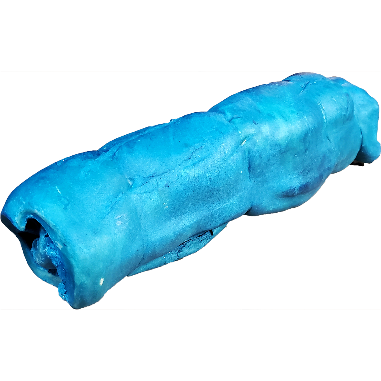 Premium Blueberry Flavored Beef Cheek Roll Chew For Dogs, 10-12"