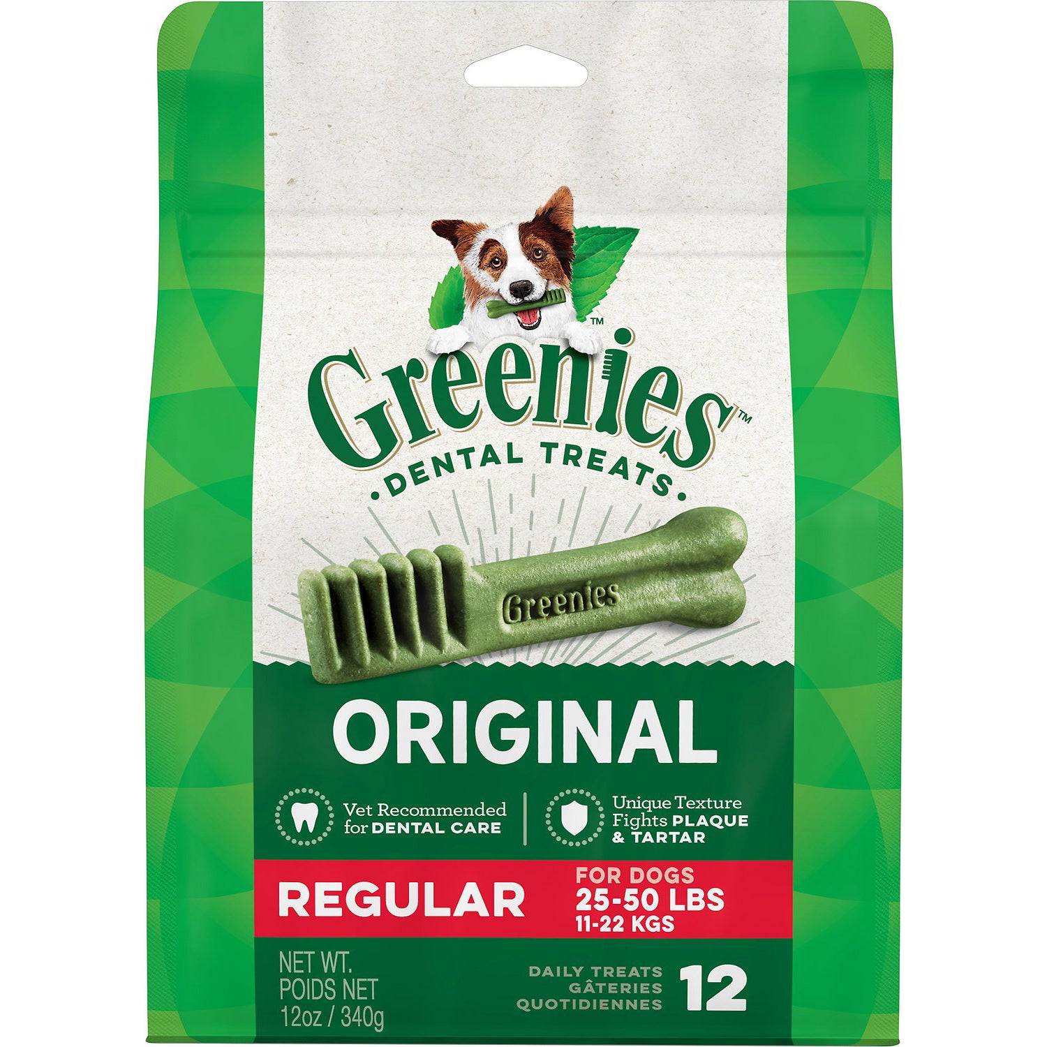 Greenies regular shop dental dog treats