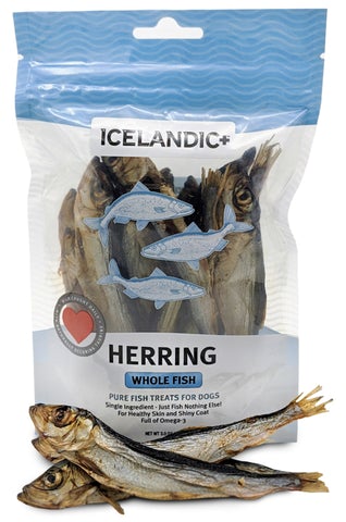 Icelandic+ Whole Herring Fish Crunchy Dog Treats