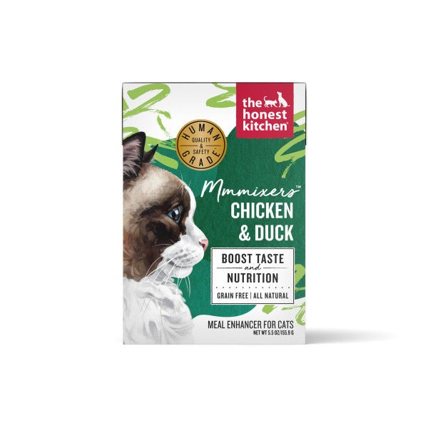 The Honest Kitchen Mmmixers Chicken & Duck Wet Cat Food Topper, 12/5.5oz