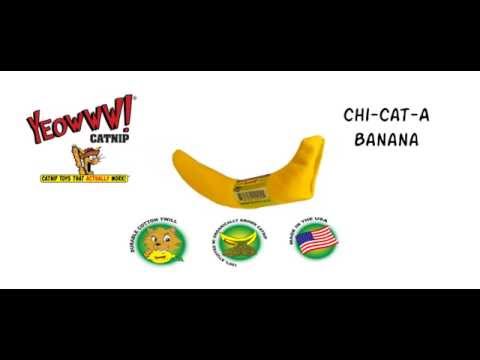 Yeowww! Catnip Filled Banana Cat Toy (Singles)