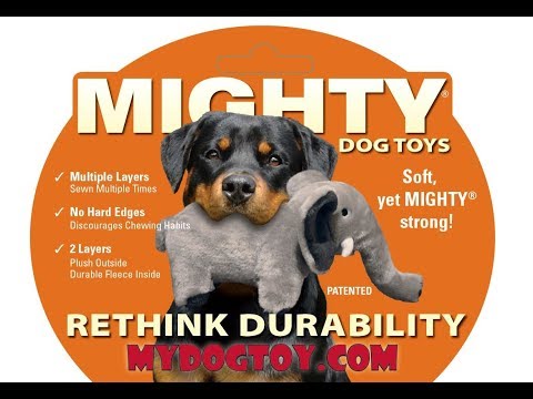 Tuffy Mighty Safari Purple Hippo Plush Dog Toy