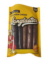 Barking Buddha Longlastics Collagen Chew Stick Dog Chew, Jumbo 5-6"