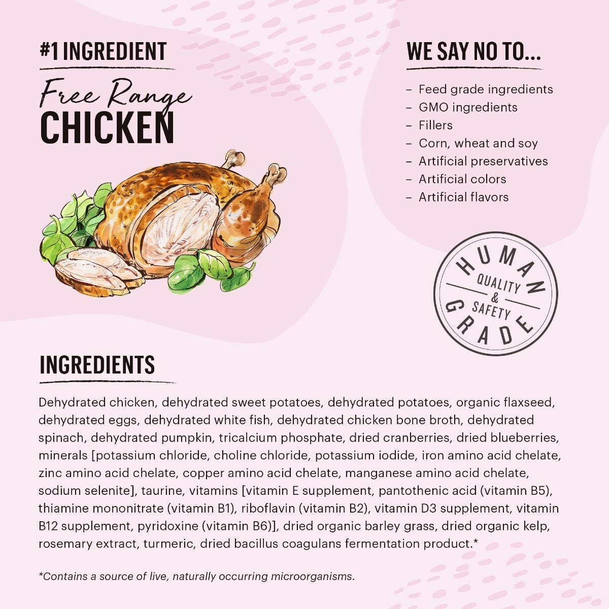 The Honest Kitchen Grain Free Chicken & Fish Dehydrated Cat Food