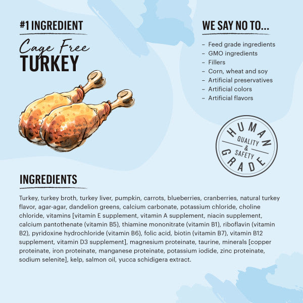The Honest Kitchen Cate Turkey Pate Wet Cat Food