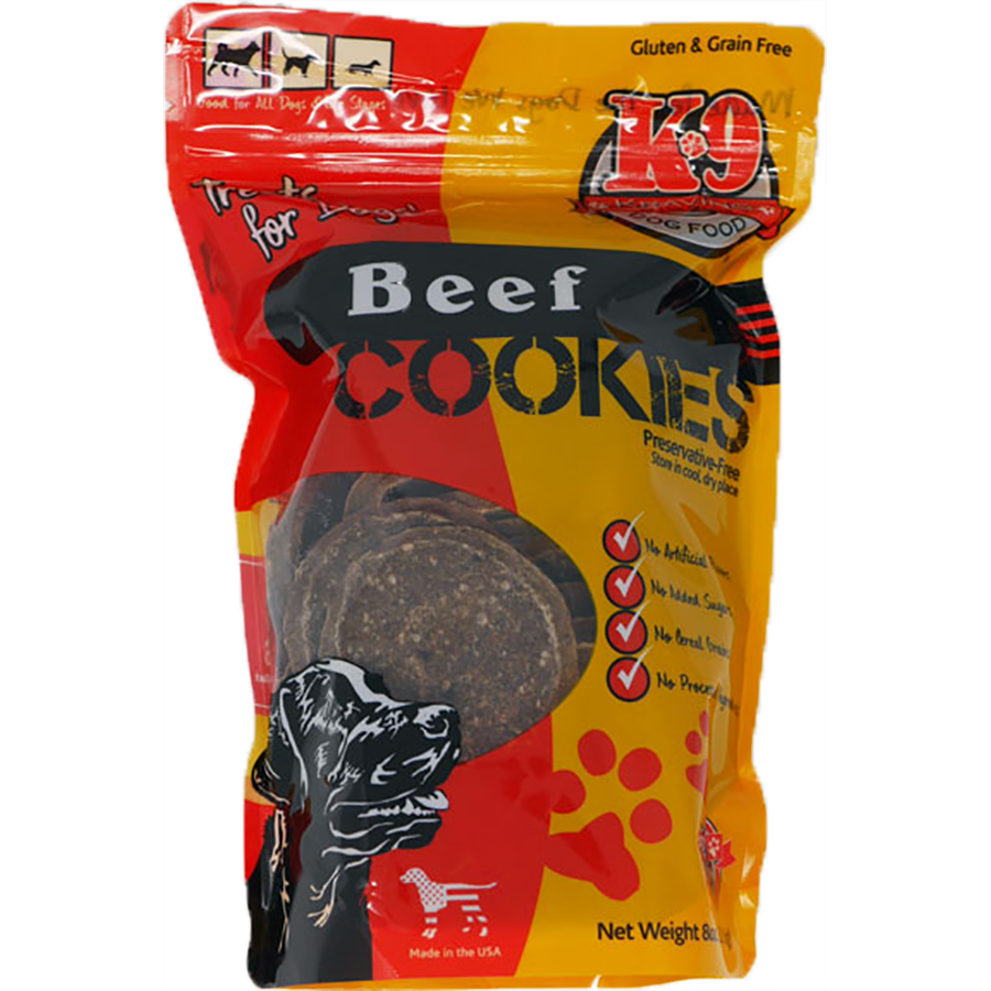K-9 Kraving USA Beef Cookies Dog Treats