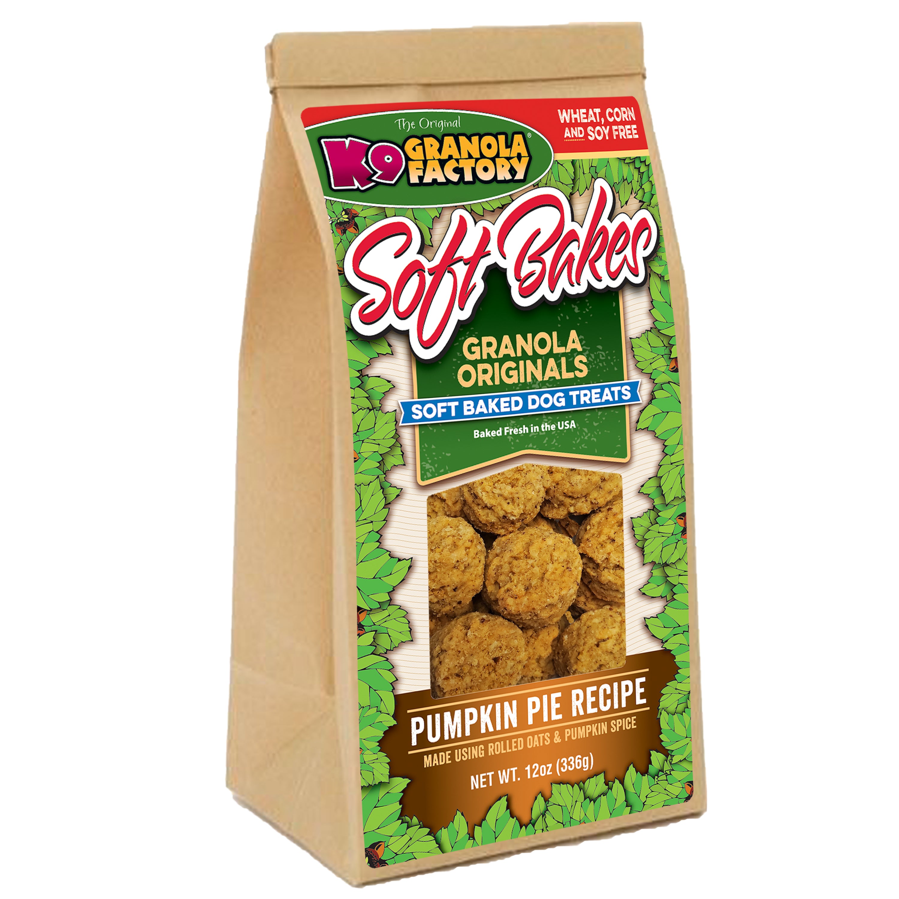 K9 Granola Factory Soft Bakes Dog Treats, Pumpkin Pie