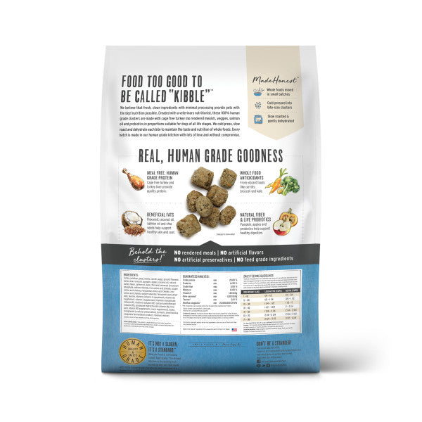 The Honest Kitchen Grain Free Whole Food Clusters Turkey Recipe Dry Dog Food