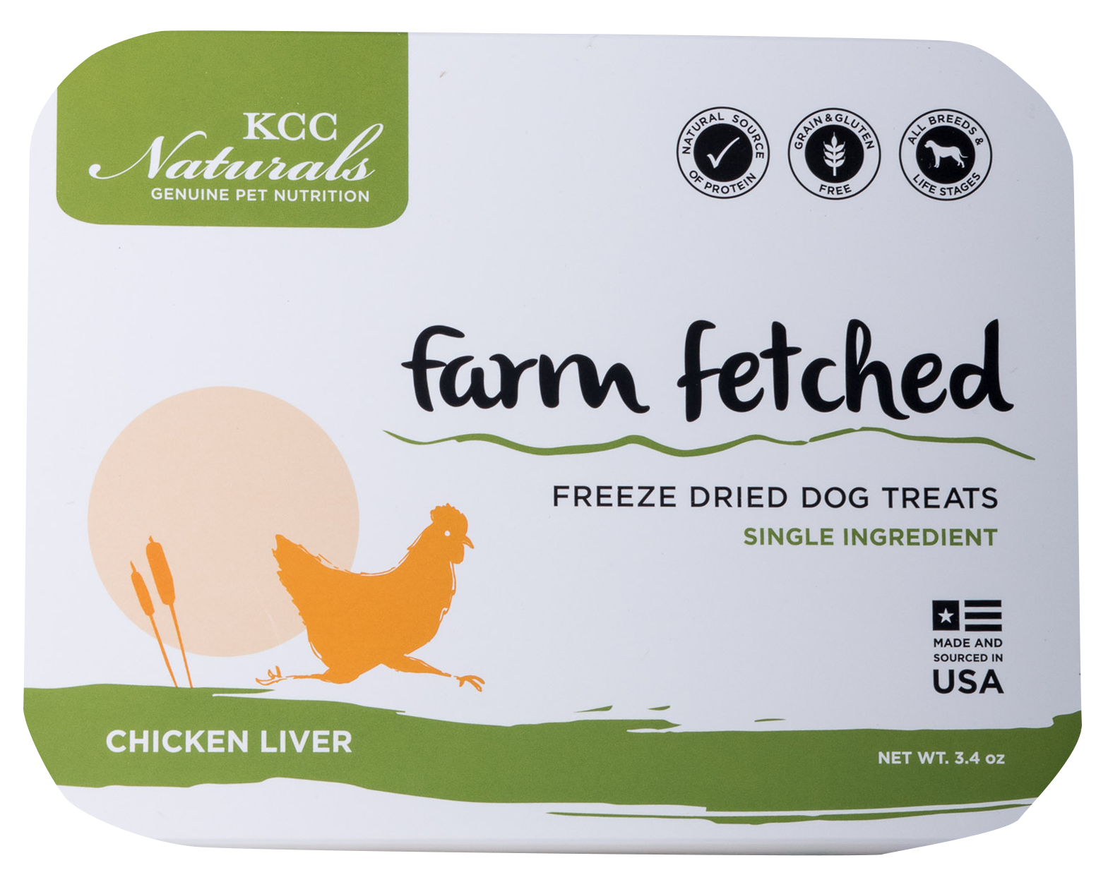 KCC Farms Freeze-Dried Chicken Liver Dog Treats, 1oz