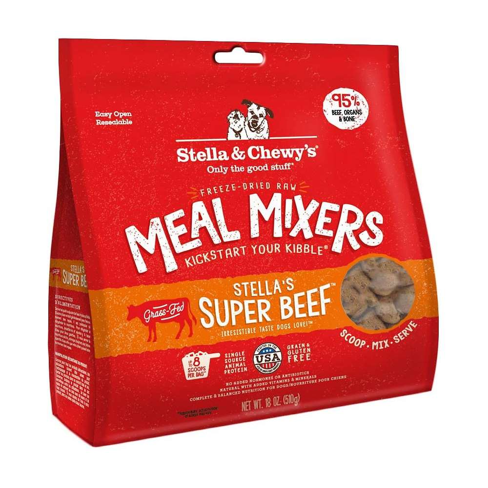 Stella & Chewy's Super Beef Freeze Dried Meal Mixers For Dogs