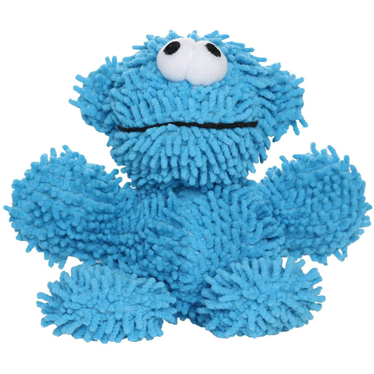 Tuffy Mighty Microfiber Ball Durable Squeaky Plush Dog Toy, Monster