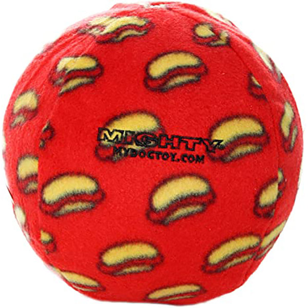 Tuffy Mighty Ball Durable Squeaky Dog Toy, Red
