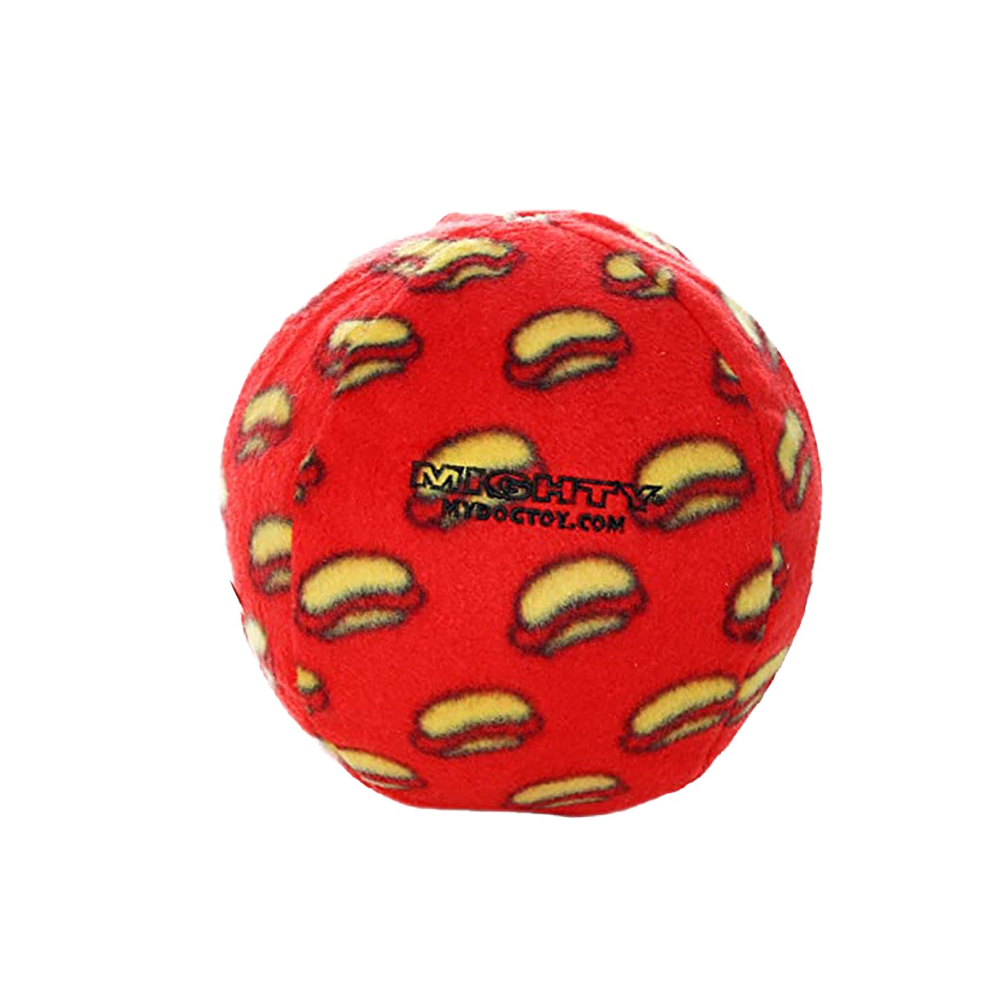 Tuffy Mighty Ball Durable Squeaky Dog Toy, Red