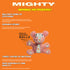 Tuffy Mighty Microfiber Ball Durable Squeaky Plush Dog Toy, Pig