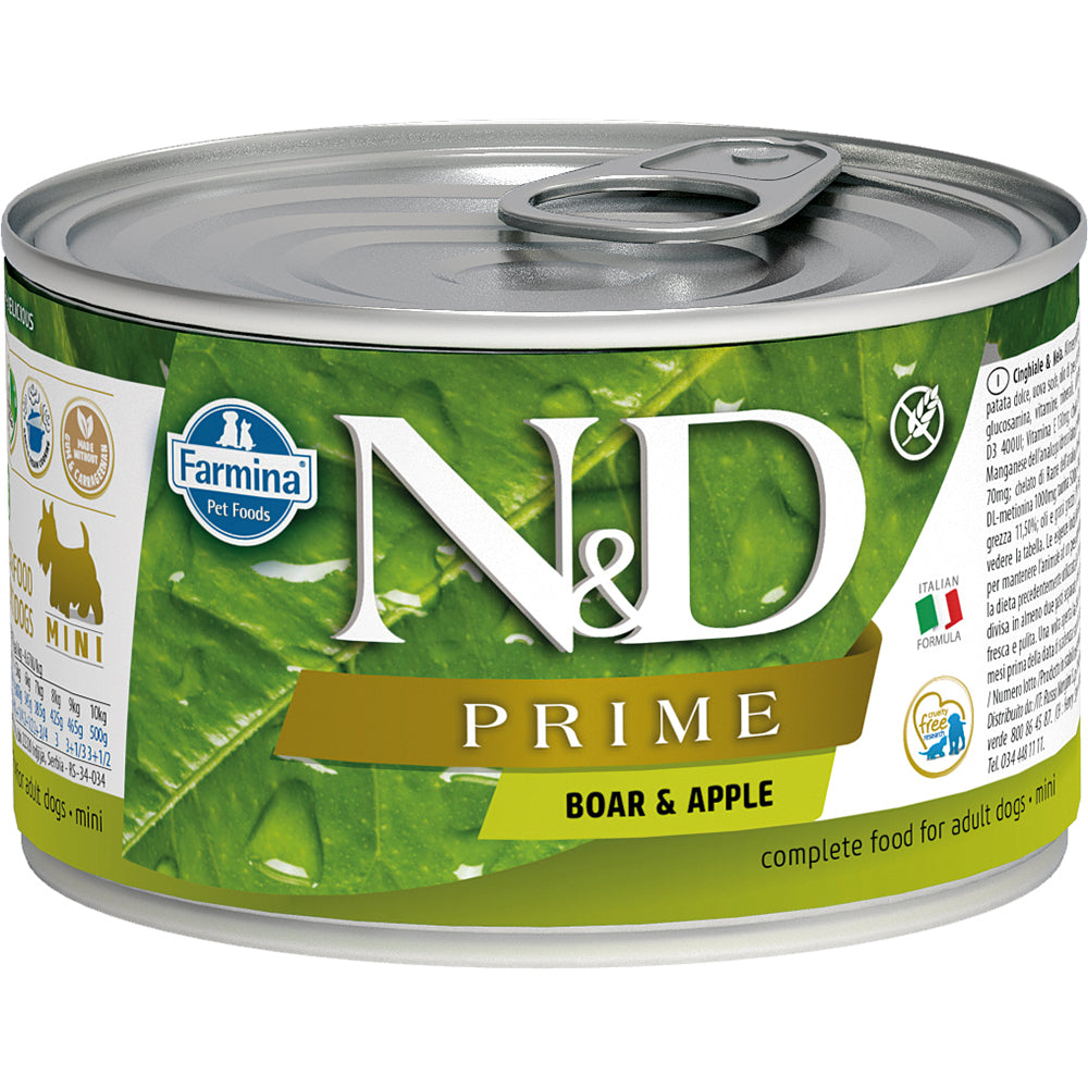 Farmina Natural & Delicious Prime Boar & Apple Canned Dog Food