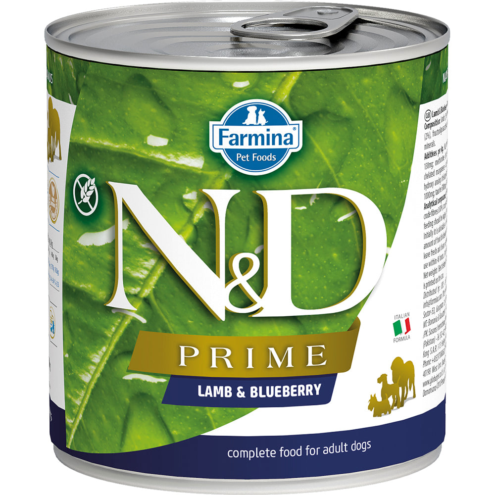 Farmina Natural & Delicious Prime Lamb & Blueberry Canned Dog Food