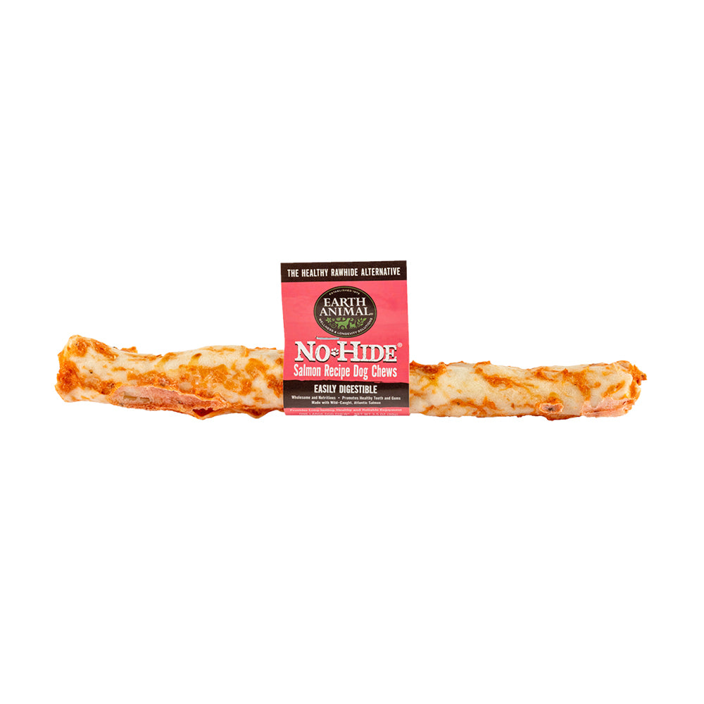Earth Animal No Hide Salmon Flavored Rawhide Alternative Chew For Dogs
