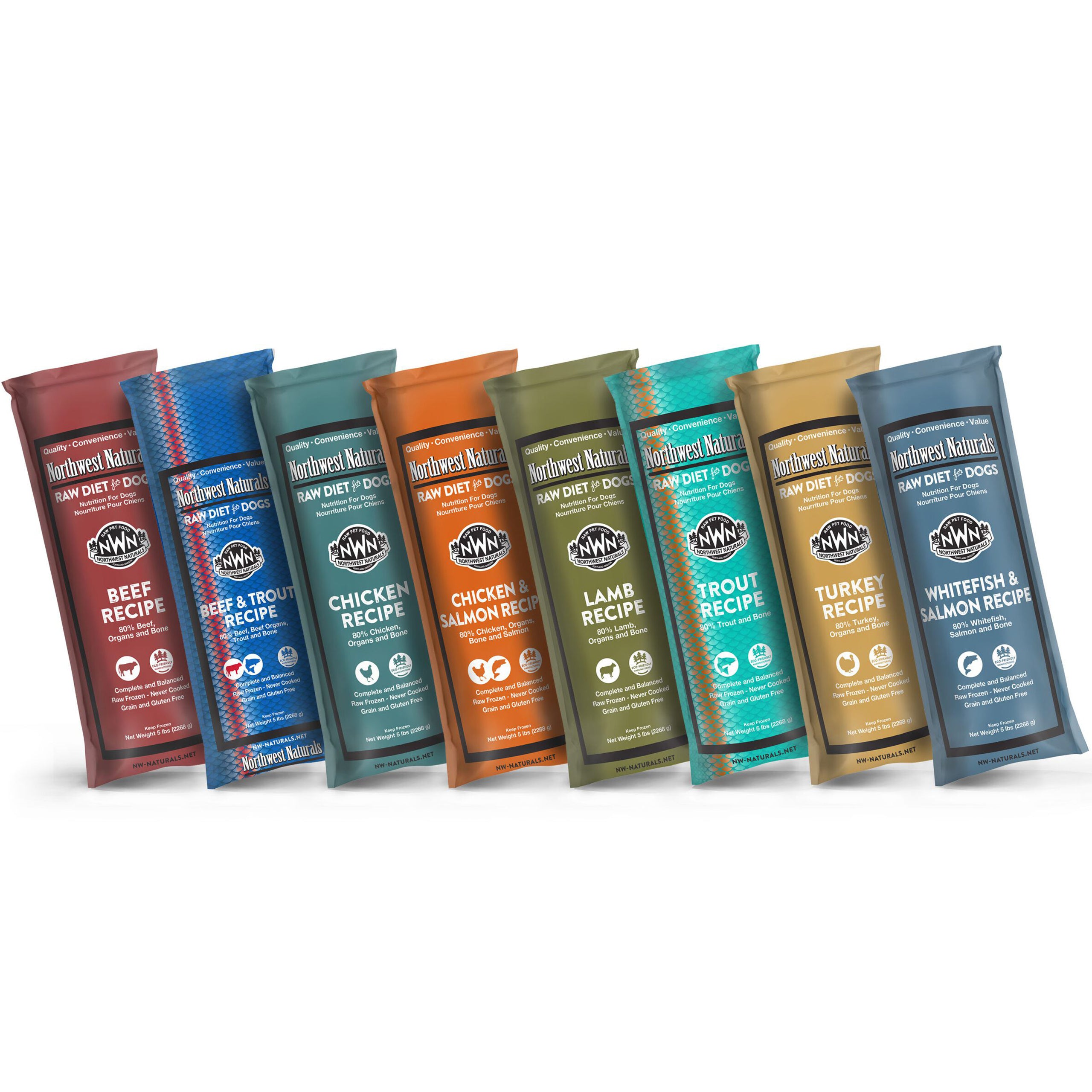Northwest Naturals Raw Frozen Dog Food Chubs