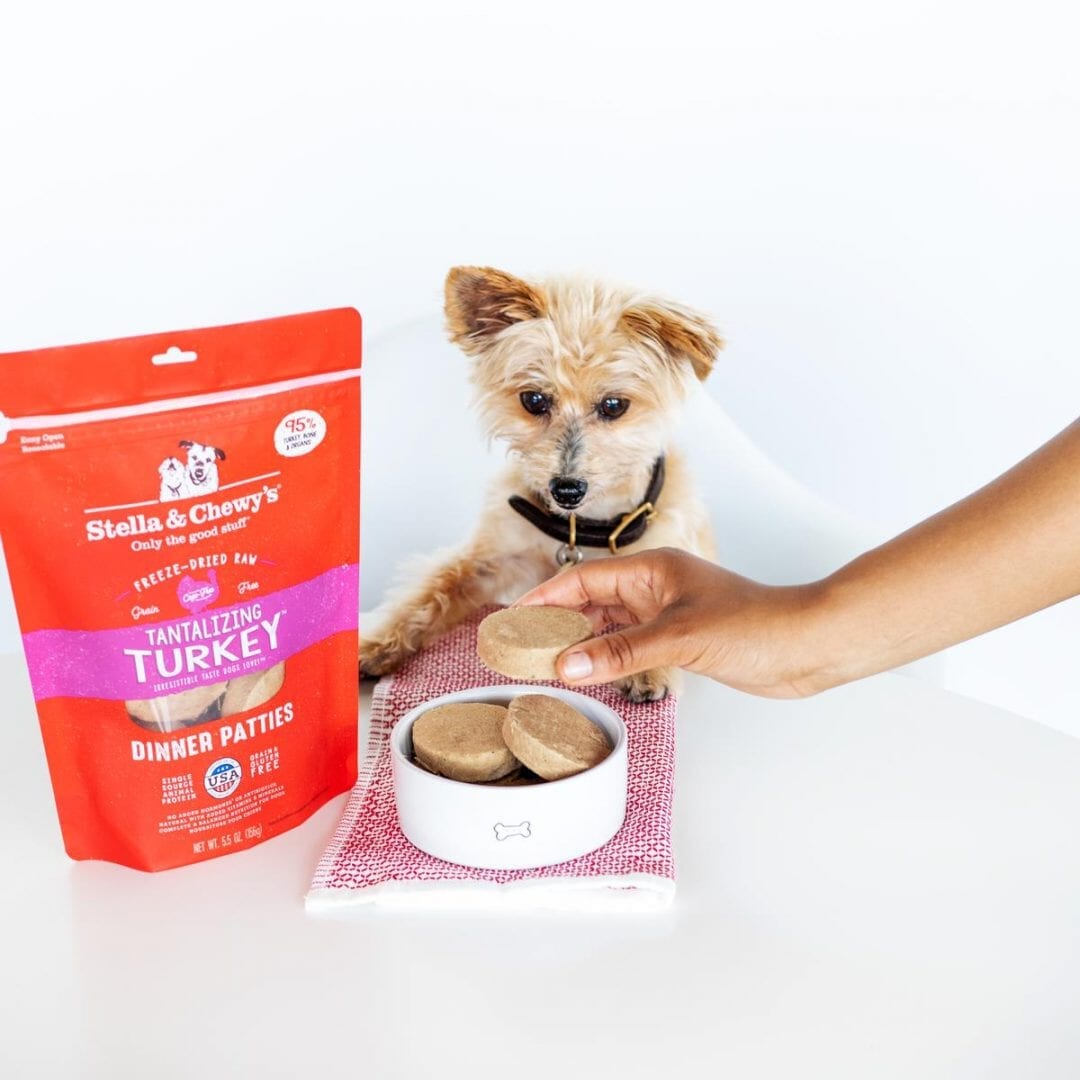 Stella & Chewy's Tantalizing Turkey Dinner Patties Freeze-Dried Dog Food