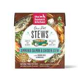 The Honest Kitchen One Pot Stews Simmered Salmon & Chicken Stew with Brown Rice & Broccoli Wet Dog Food Wet Dog Food, 6/10.5oz