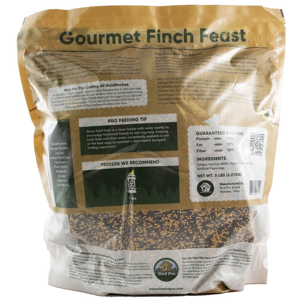 Bird Pro Gourmet Finch Feast Wild Bird Food, 5lb