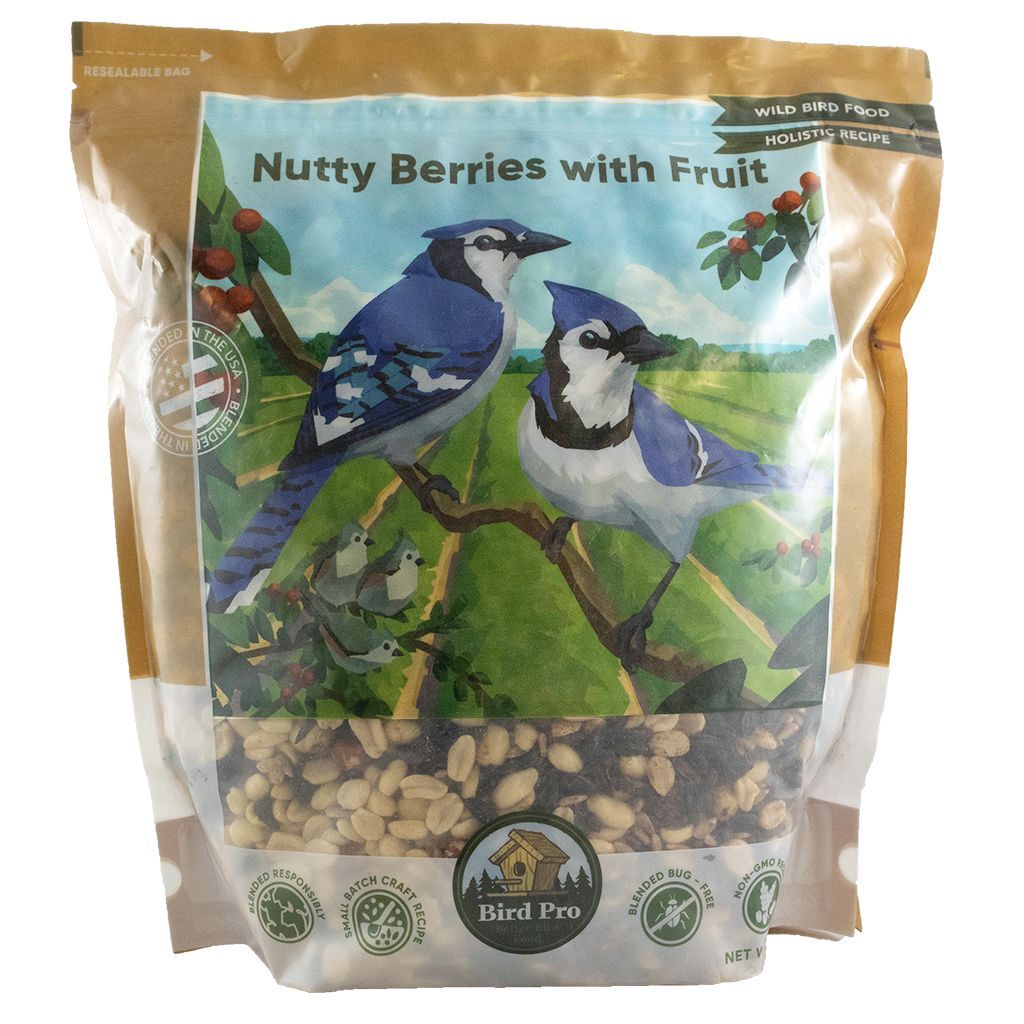 Bird Pro Nutty Berries w/Fruit Wild Bird Food, 5lb