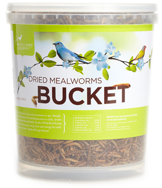 Pacific Bird Dried Mealworm Topping For Wild Birds